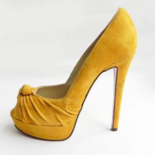Leather High Heel Shoes